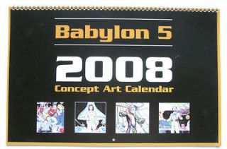Babylon 5 2008 Concept Art Calendar Babylon 5 Books J. Michael 