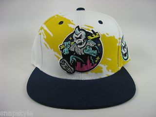 New MISHKA Headhunter Snapback Mishka Two Tone Paintbrush Headhunter 