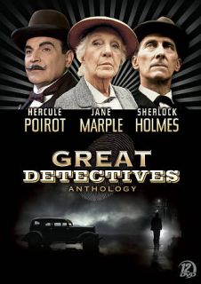 Great Detectives Anthology Poirot Sherlock Holmes Marple DVD, 2010, 14 