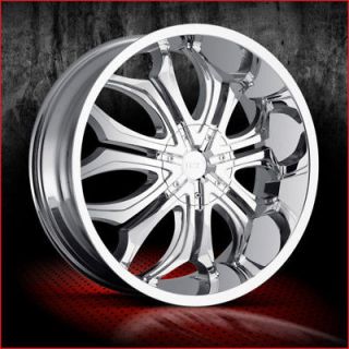 26 VCT Wheels Godfather Rims Tire Impala Dodge Ram 28 (Specification 