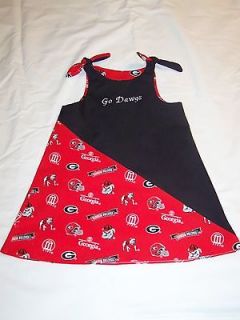   of Georgia Bulldogs Toddlers Game Day Dress NEW Size large GO DAWGS