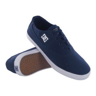 DC Shoes Flash Tx Navy White Mens Trainers