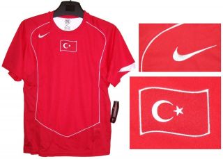 TURKEY NIKE HOME FOOTBALL SOCCER JERSEY SHIRT ADULTS NEW + TAGS 