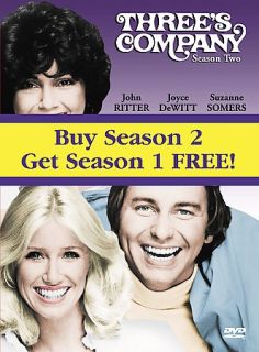 Threes Company   Seasons 1 2 DVD, 2005, 5 Disc Set, Special Bundle Of 
