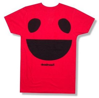 DEADMAU5   BIG FACE MOUSE TECHNO HOUSE RED T SHIRT   NEW ADULT 