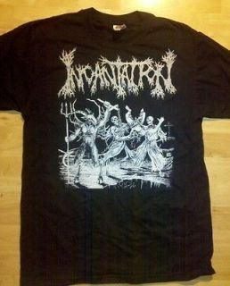 INCANTATION T shirt XL Death metal Black IMMORTAL MAYHEM Burzum 