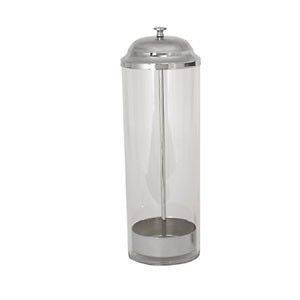 Winco SDP 3 Stainless Steel Accent Straw Dispenser