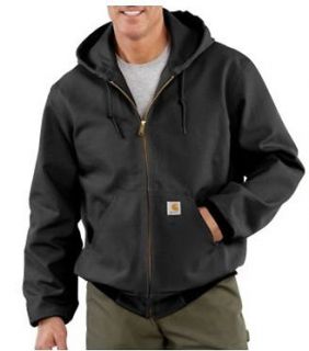 Carhartt Duck Jackets Thermal Lined J131 in Black or Brown NWT