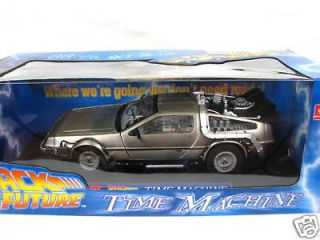 DeLorean Back To The Future I Movie Car 1/18 Diecast