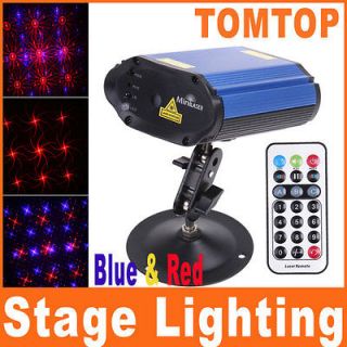 Mini Projector Voice control Laser Stage Lighting Club Disco Party 