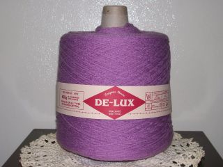 Denys Brunton Designer Knitting Machine Yarn De Lux Lavander