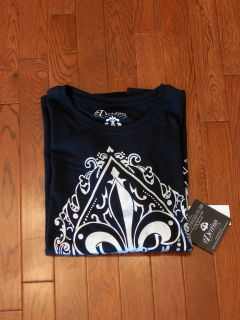 NWT Womens Beyonce House Of Dereon Short Sleeve Graphic Tee Black 