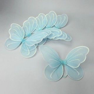 Blue Fairy Butterfly Wings Costume Dress Up Party Packages for Girls 