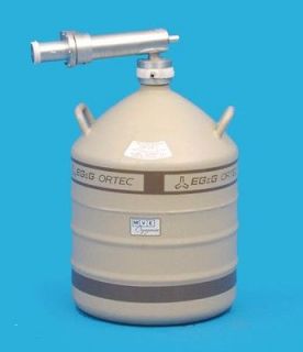 EG&G Ortec Liquid Nitrogen Cryogenic Dewar Tank III3 16240 Gamma X Ray 