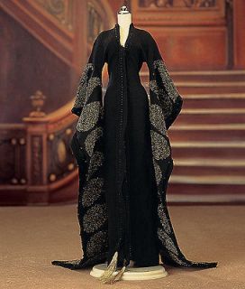 Franklin Mint  TITANIC Doll Ensemble   Black Kimono Gown B11ZV94