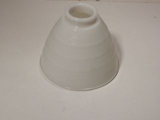 VINTAGE 6 DIAMETER TORCHIERE LAMP SHADE WITH DIFFUSER 4 5/8 HEIGHT