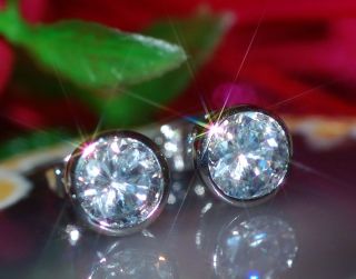 diamond earrings 1ct in Diamond