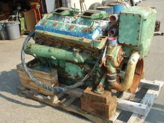 12V 71N Detroit Diesel Marine Engine, w/Water Cooled Exhaust 
