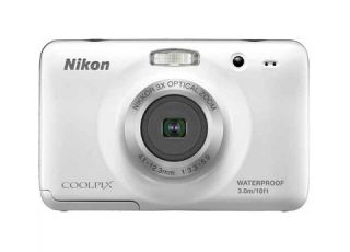   S30 10.1MP 3x Optical Zoom Waterproof Compact Digital Camera White