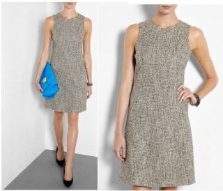 2012 FALL $495 Theyskens Theory Daxie Fatik sleeveless Dress cotton 