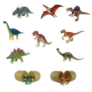 New 8 x Dinosaur 4D 3D Puzzle Egg Realistic Model Toy Kits [Collection 