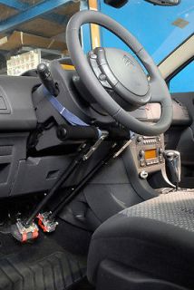Left Hand accelerator brake car control for disabled