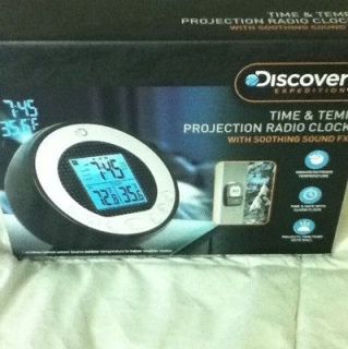 A089 DISCOVERY EXPEDITION Time & Temp Projection Radio Clock with 