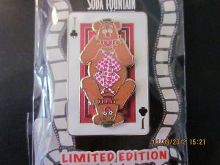Disney DSF Muppets Jack Fozzie Bear Playing Card Pin LE 300