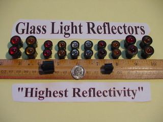 20 Glass Light Reflectors ~ NOT Old or Vintage but Kinda Cool Sexy 