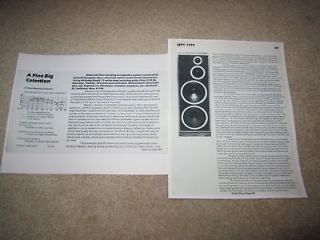 Celestion DITTON 662 Speaker Review, Specs, Info, 2 pgs