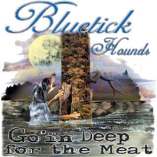   Shirt Bluetick Coon Hound Coonhound Hunting Hunt Dog Hunter Water