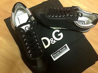 Dolce & Gabbana   D&G Shoes Tess Logato Mens Sneakers Style Black 