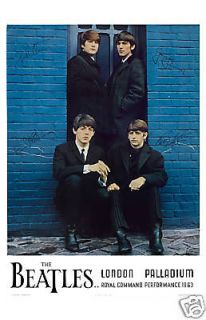 The Beatles * London Palladium * Command Performance Concert Poster 