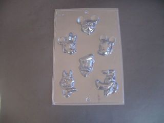 on 1 MICKEY/MINNIE MOUSE/PLUTO/DO​NALD/DAISY DUCK chocolate mould 