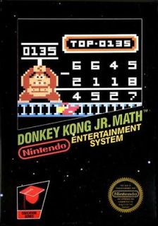 Donkey Kong Jr. Math NES Great Condition Fast Shipping