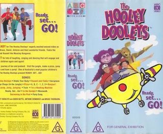 THE HOOLEY DOOLEYS READY ST GO VHS PAL VIDEO~ A RARE FIND