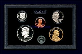 2012 S Partial Silver Proof Set Kennedy SAC Lincoln Dime Nickel 5 