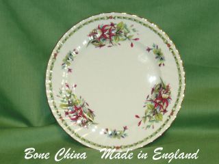 English Bone China~COLUMBINE FLOWER~Dessert Plate ~New~Made in England