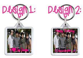 Personalised One Direction ( ID inspired) / Happy Birthday keyring