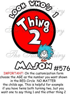   TWO 2 Personalized birthday favor party shirt t t shirt boy girl age