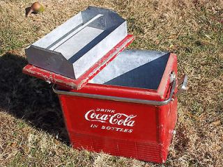 Vintage Coca Cola Cooler w/ Tray Progress Refrigerator Co Louisville 