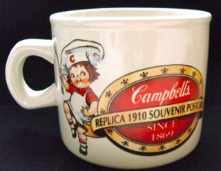 Westwood Campbells Kids Soup Mug Cup 3 Inches Postcard Replica 1910 