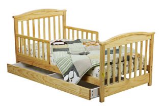Dream On Me Mission Collection Style Toddler Bed with Storage Drawer 