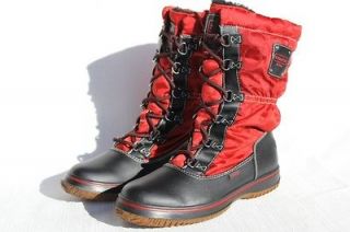 COACH Womens Shaine Paprika Water Resistant Boots Shoes A7390 US 7 