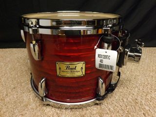 Pearl Masters MSX Maple 12 Mounted Tom/Red Onyx/Finish #403/Brand New