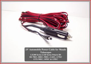   Power Cable for Meade Telescopes LXD LX200 DS Polaris ETX adapter