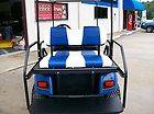 Club Car DS 00 & Up Golf Cart Custom Seat Covers Front & Rear(White 
