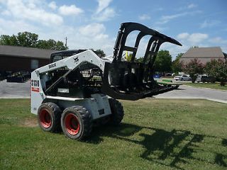 Bobcat Skid Steer 72 Dual Cylinder Root Grapple Bucket   Shipping 
