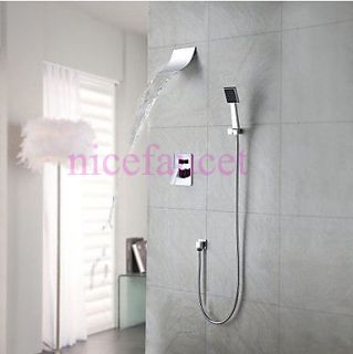   Waterfall Shower faucet sets 8 Shower head+ hand shower N 3028
