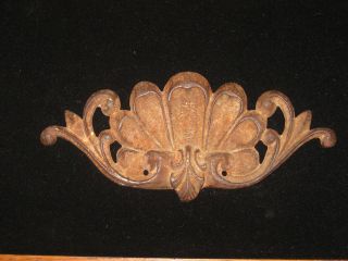 Vintage Victorian Cast Iron Decorative Plaque*W.H.How​ell,Geneva,ILL 